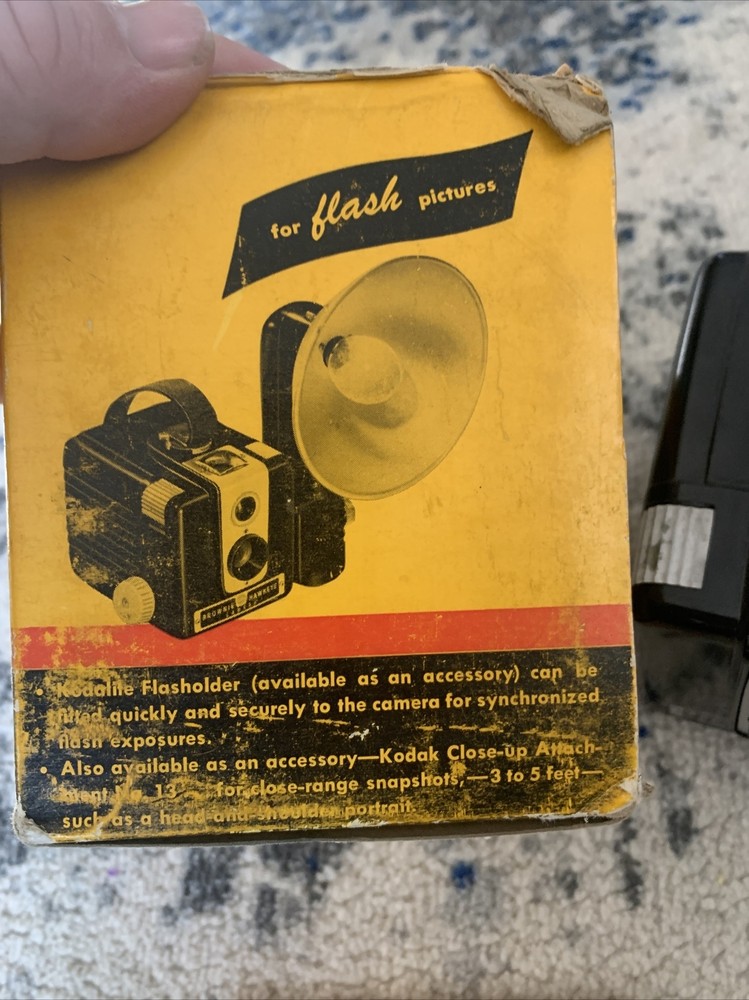 Vintage Brownie Hawkeye Camera w/ Flash UNTESTED