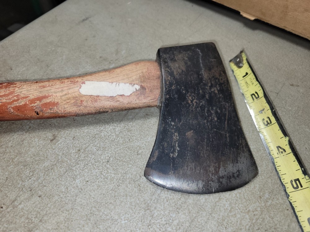 vintage plumb Permabond hatchet axe good user tool