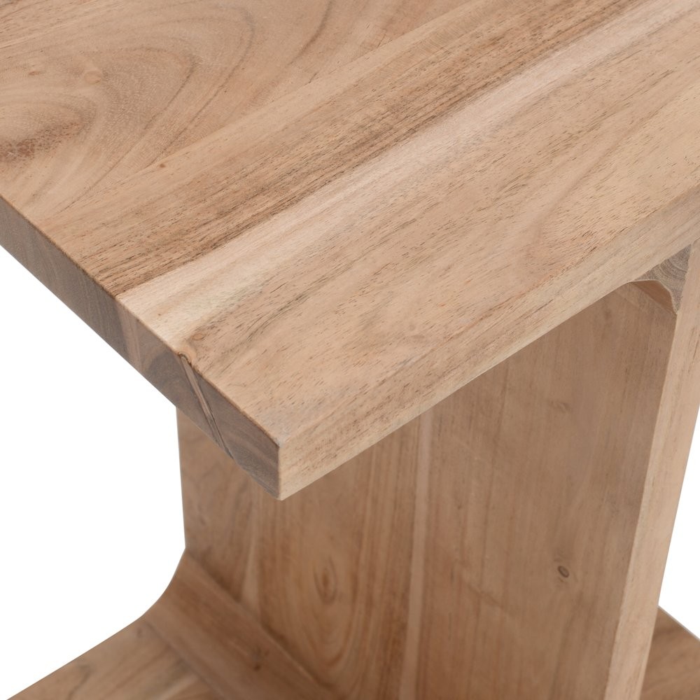 Idiom Solid Wood Modern Accent End I-Table