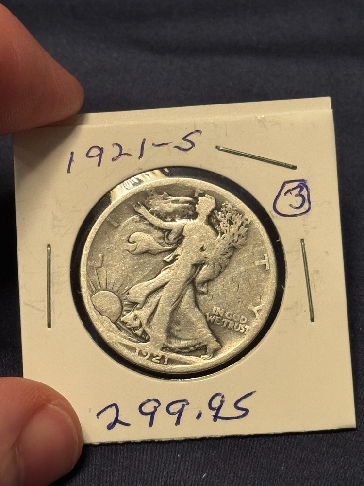 1921 S Walking Liberty Half Dollar