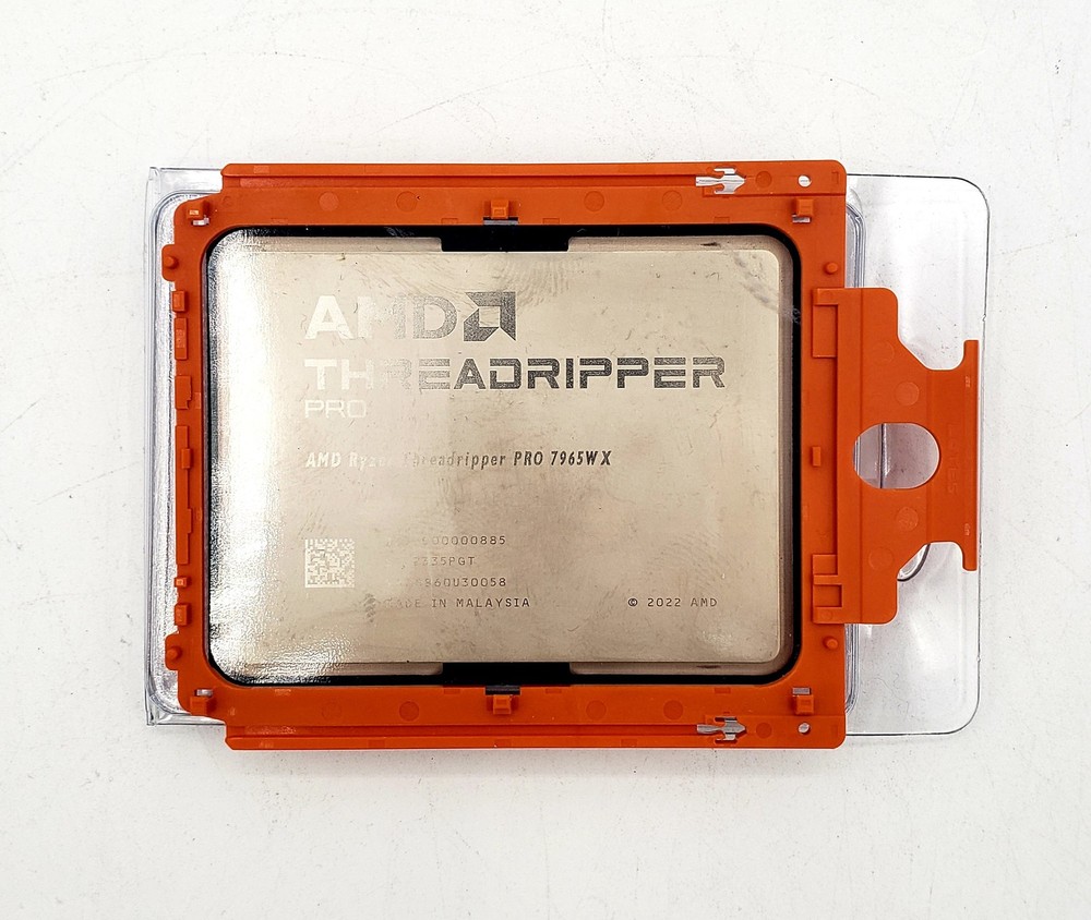 AMD Ryzen Threadripper PRO 7965WX 24-Core, 48-Thread Processor