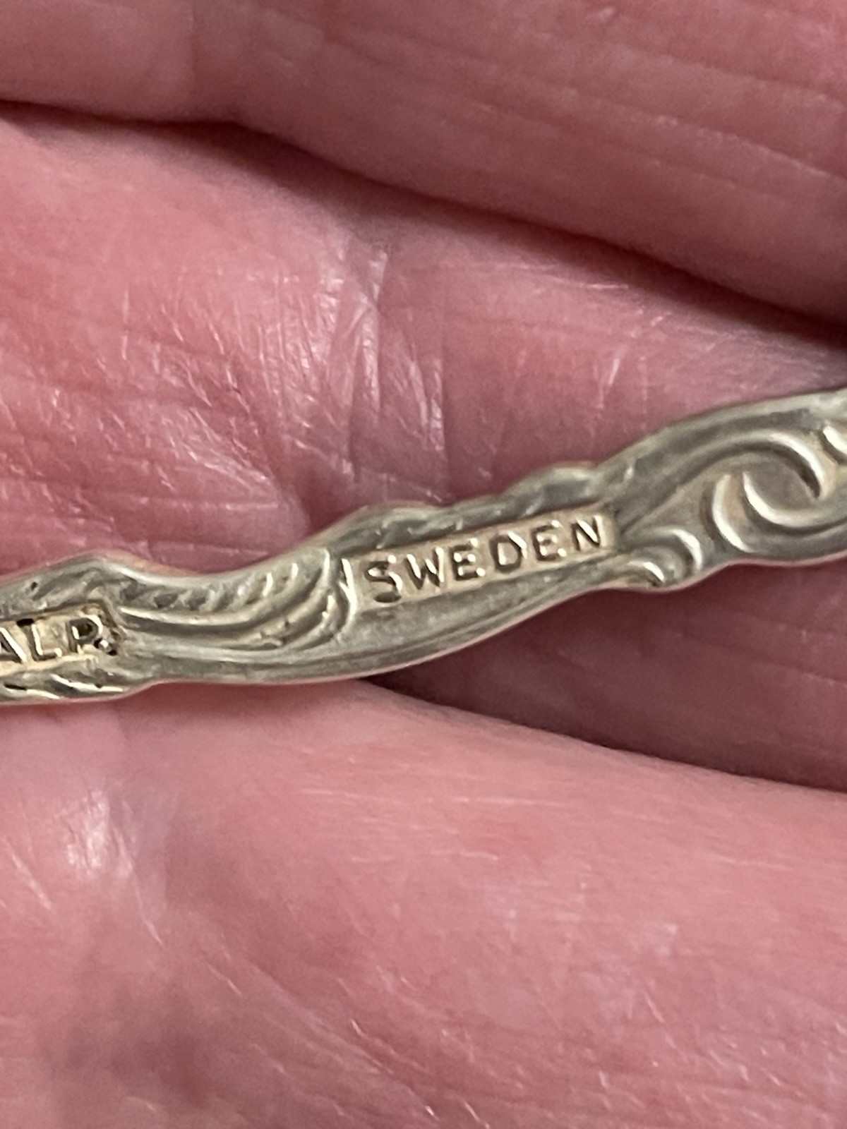 Vintage Nils Johan Silverplated 4" Demitasse / Baby Spoon Sweden ExtraPrnSalp