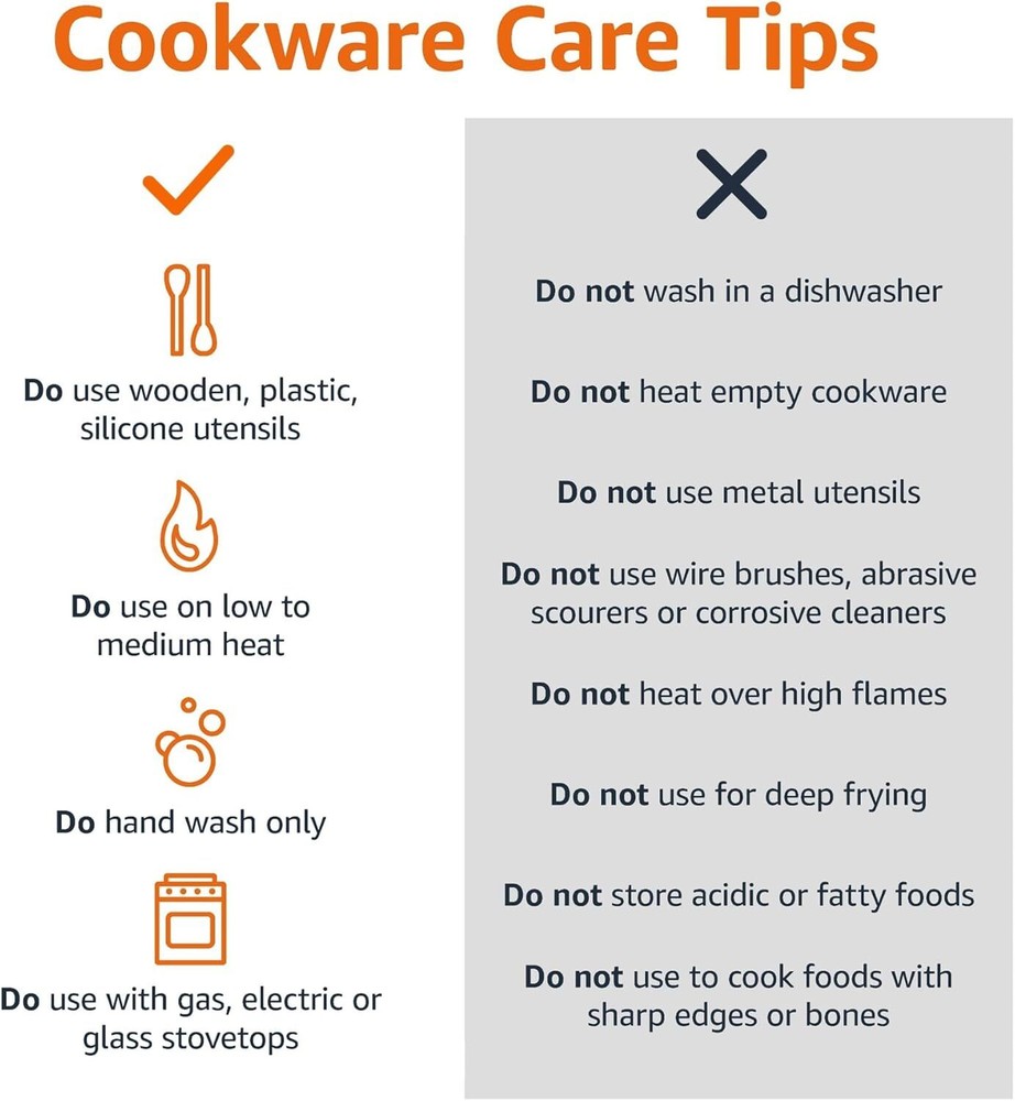 Nonstick Cookware 8-Piece Set, Includes Cookware, Black