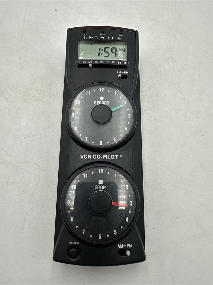 Original VCR Co-Pilot Remote Program & Record VHS Remote Control Tested Works!