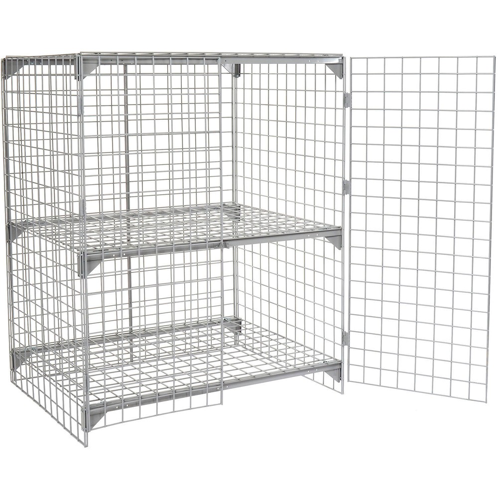 Global Industrial Wire Mesh Security Cage 48 x 36 x 60