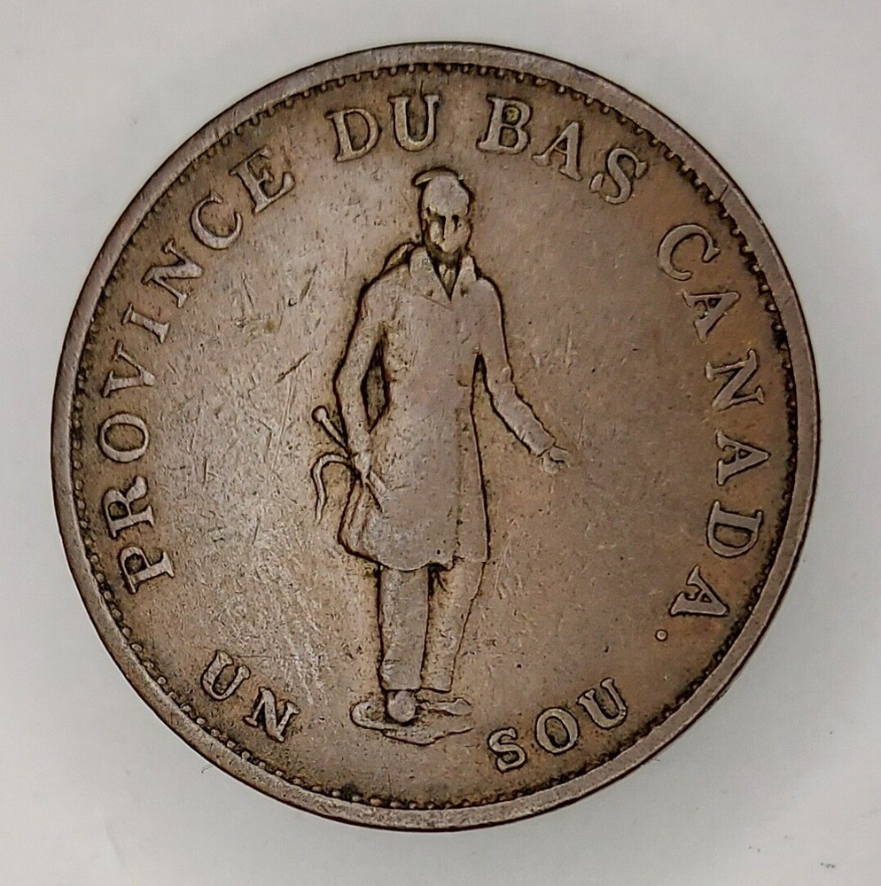 1837 Provence Du bas Half Penny Token Very Good - Fine