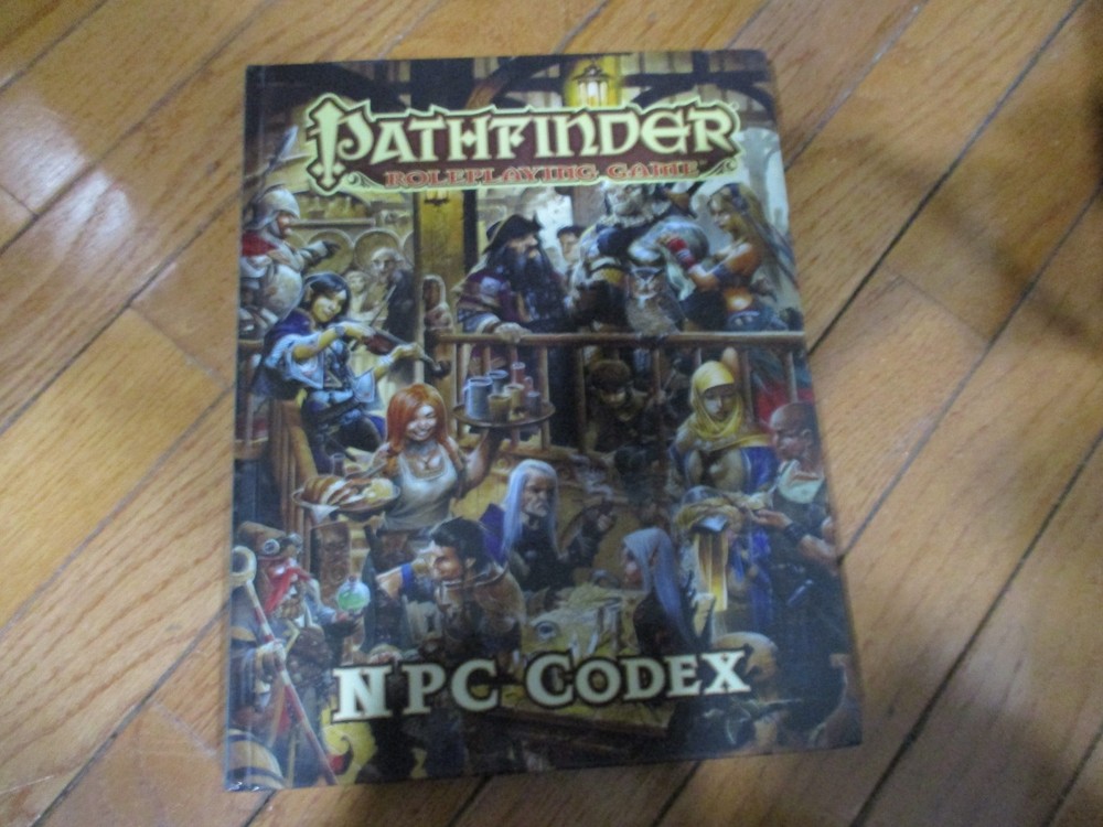 D&D D20 Paizo Pathfinder NPC Codex HC