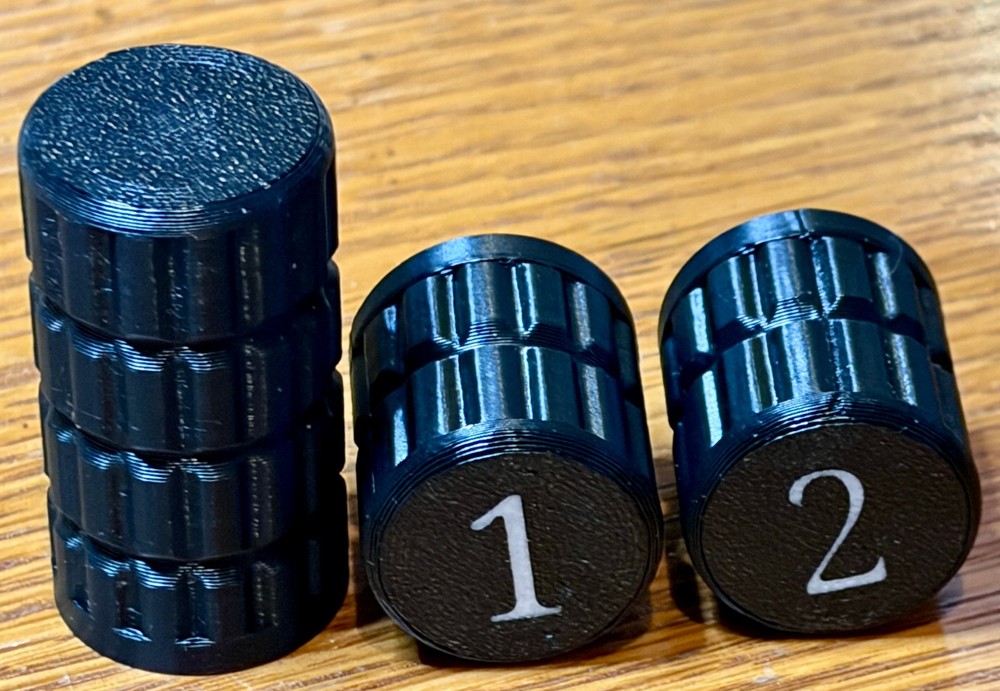 Joint Protector for Pool Cue 5/16x14 3 piece Set. Segmented