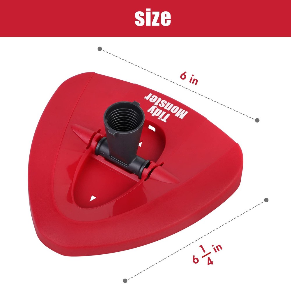 6 inch Mop Replacement Base for O-Ceda Easy Wrin Spin Mop, Mop Head Cover, Pl...
