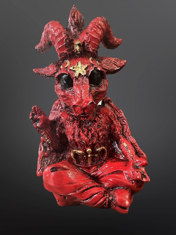 Wicca Baby Goat Baphomet * Red *