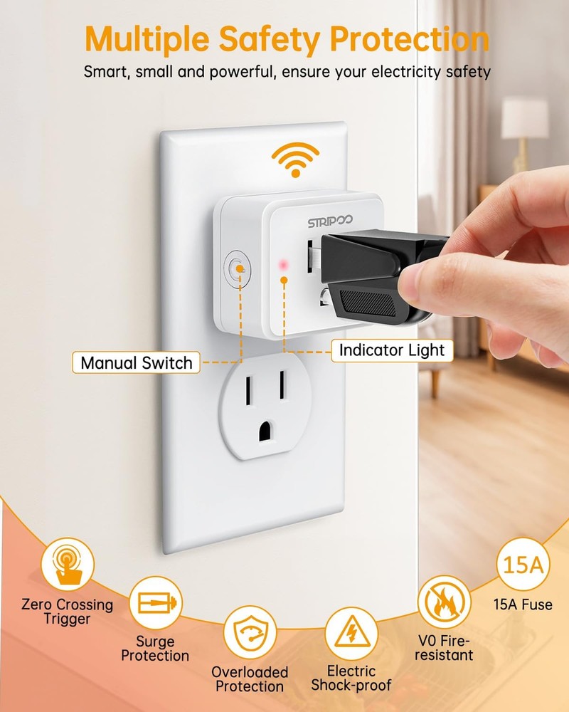 Wireless Garbage Disposal Switch Kit Detachable Wall Mounted Remote Control O...