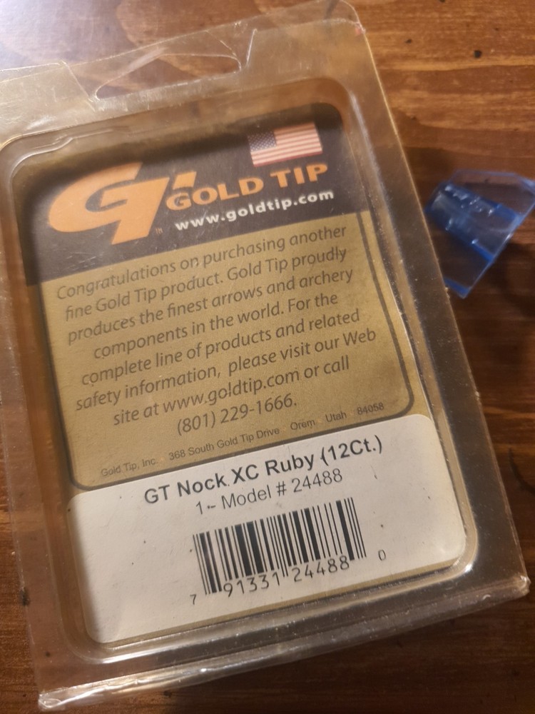 Goldtip GT Nock X-Cutter Ruby (12 Ct.)