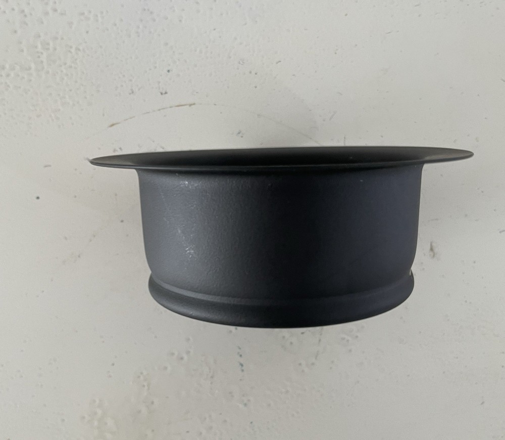 Black Kitchen Sink Flange Stopper Garbage Disposal for Fit 3-1/2 Inch