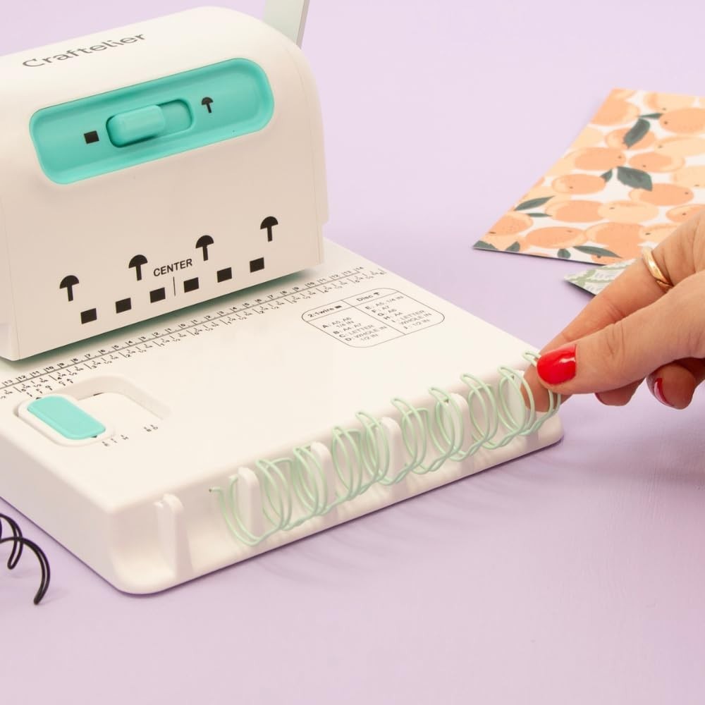 Compact Spiral Binding Machine for Effortless Book Creation – 2:1 Compatibility