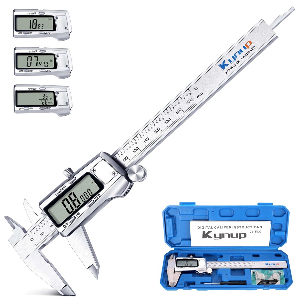 Digital Caliper, Caliper Measuring Tool, Micrometer Dial Vernier Caliper with...