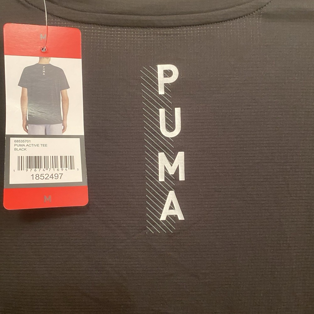 Puma Men's Active Tee, Black, Size M