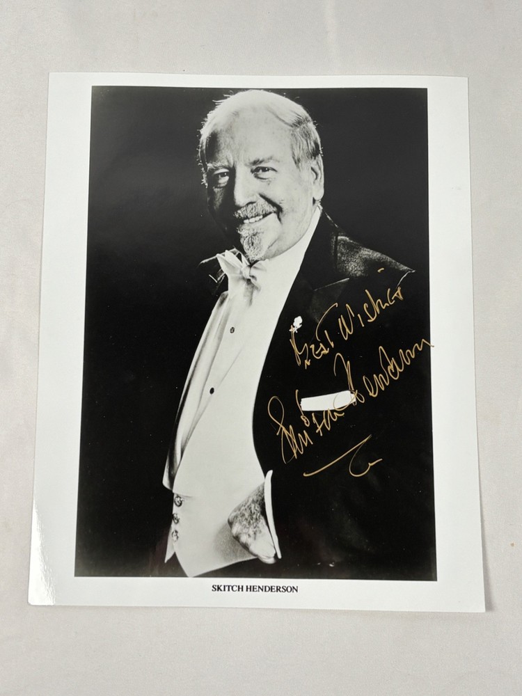 Signed Skitch Henderson Photo