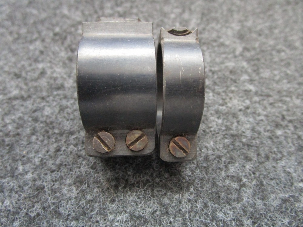 Redfield vintage one inch vertical split scope ring set
