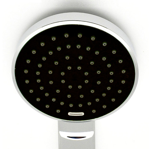 Single-jet shower with chrome water saving function Ø 95 mm bath shower