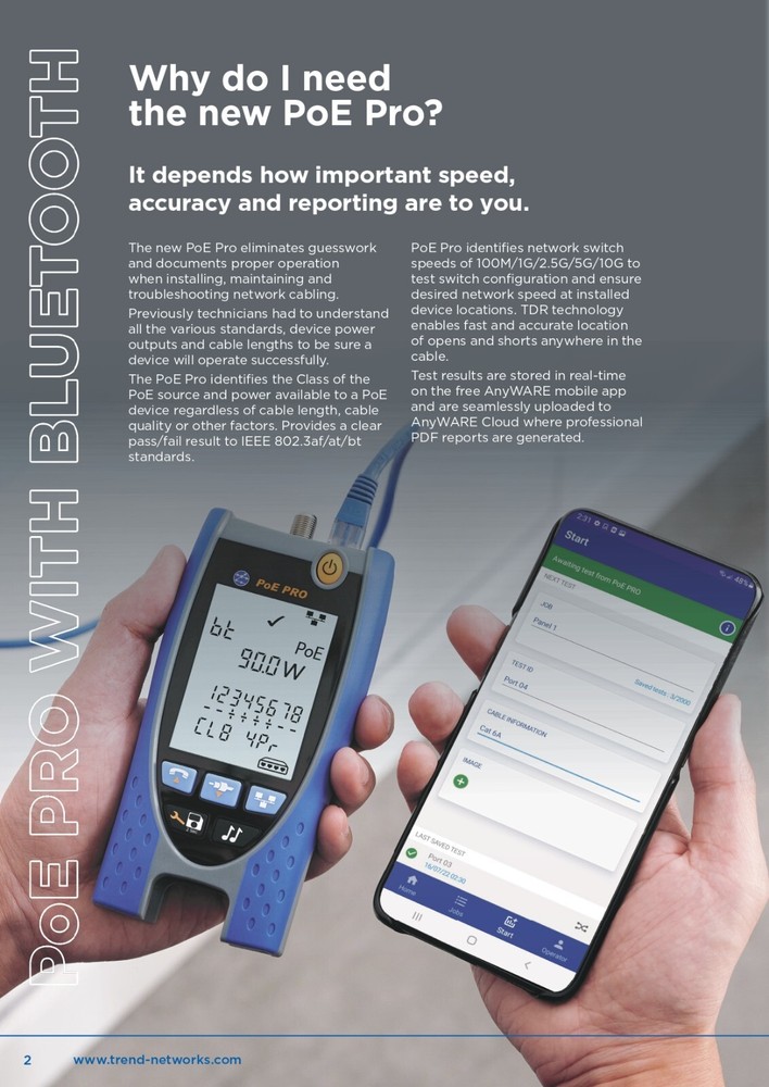Trend Networks PoE PRO Tester PoE