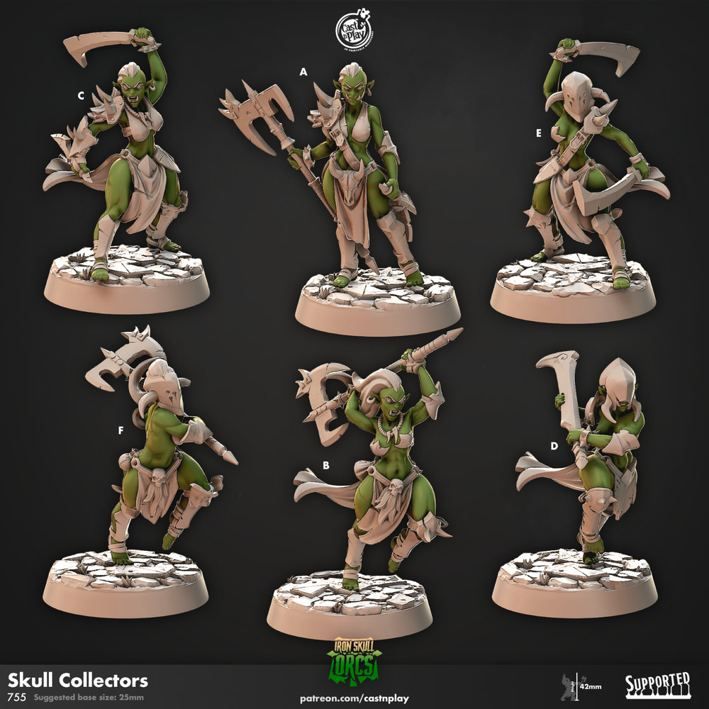 Orc Skull Collectors | CastnPlay |