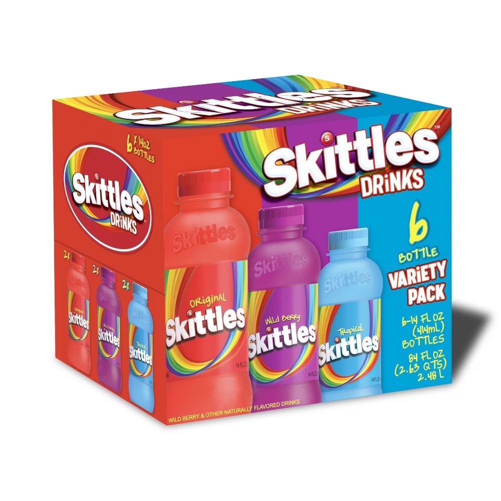 Variety Pack of 3 Flavored Drinks in 14oz Cans