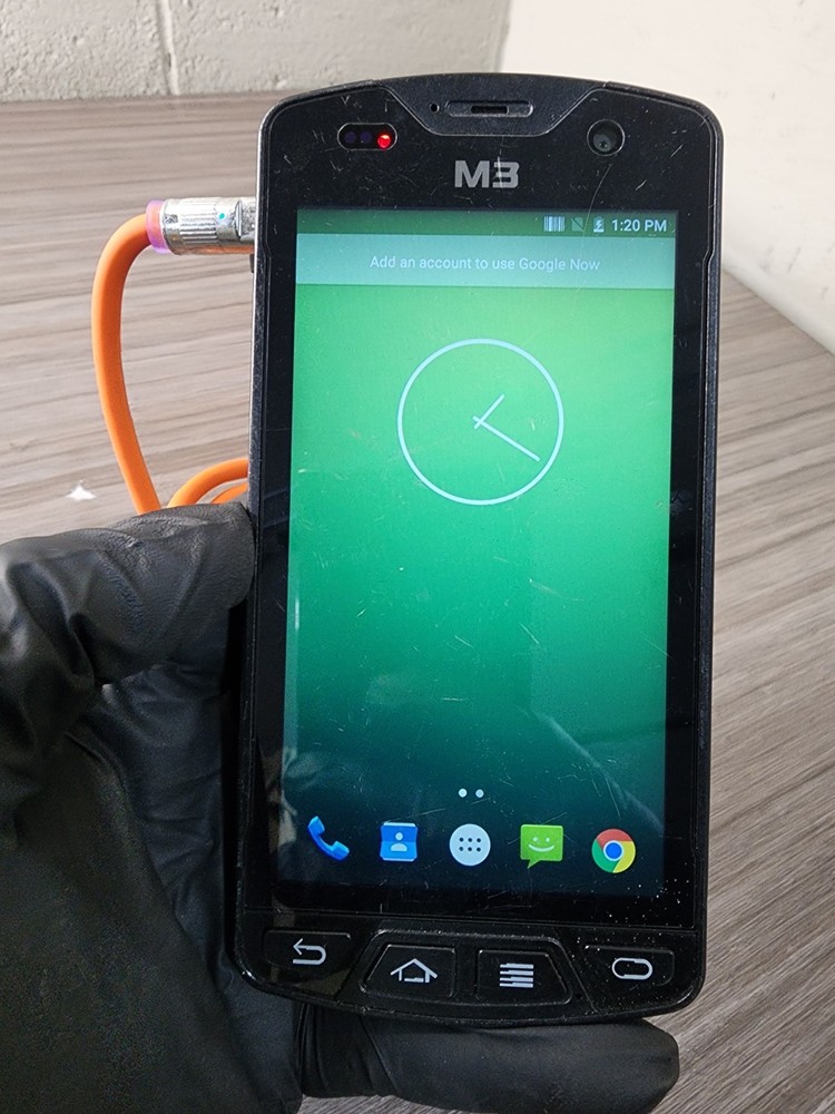 M3 Mobile SM15 Touch Android PDA Data Collector Scanner, pre-owned .