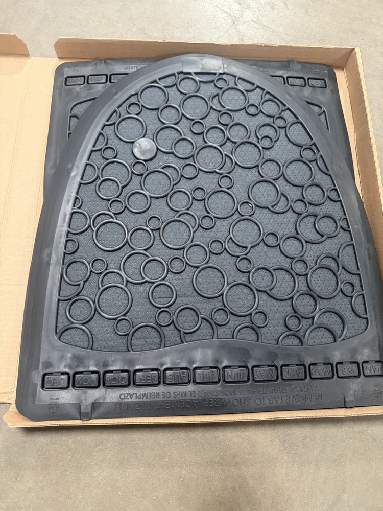 6-pack FRESH PRODUCTS P-Shield Urinal Mat Black