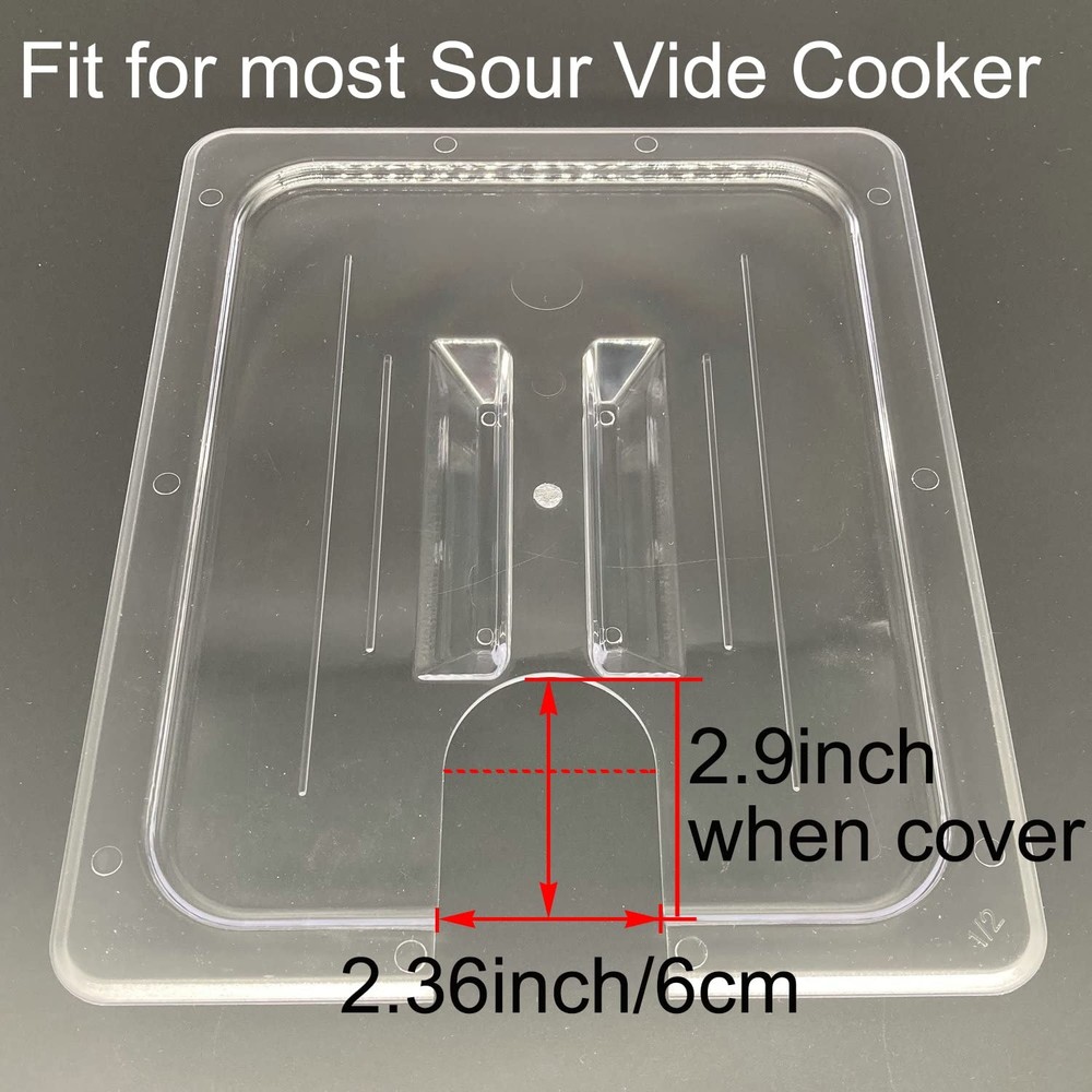 11L Sous Vide Container with Lid for Immersion Circulators - Polycarbonate Kit