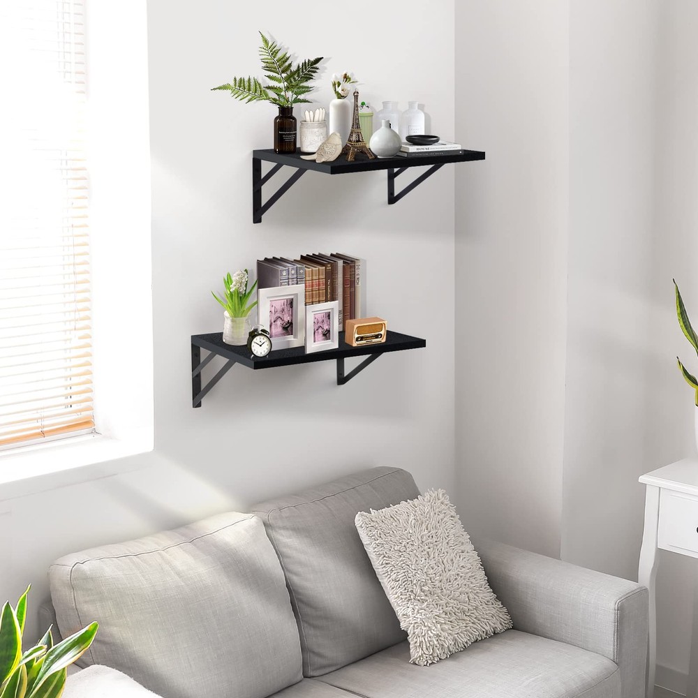 2 Pc Deep Floating Shelves