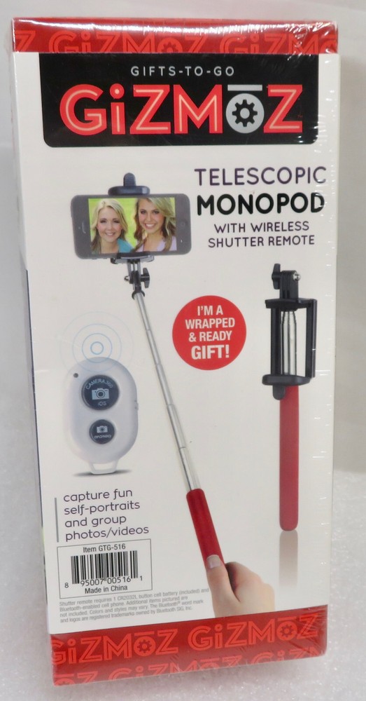 Extendable Handheld Selfie Monopod with Bluetooth Remote Wireless Shutter