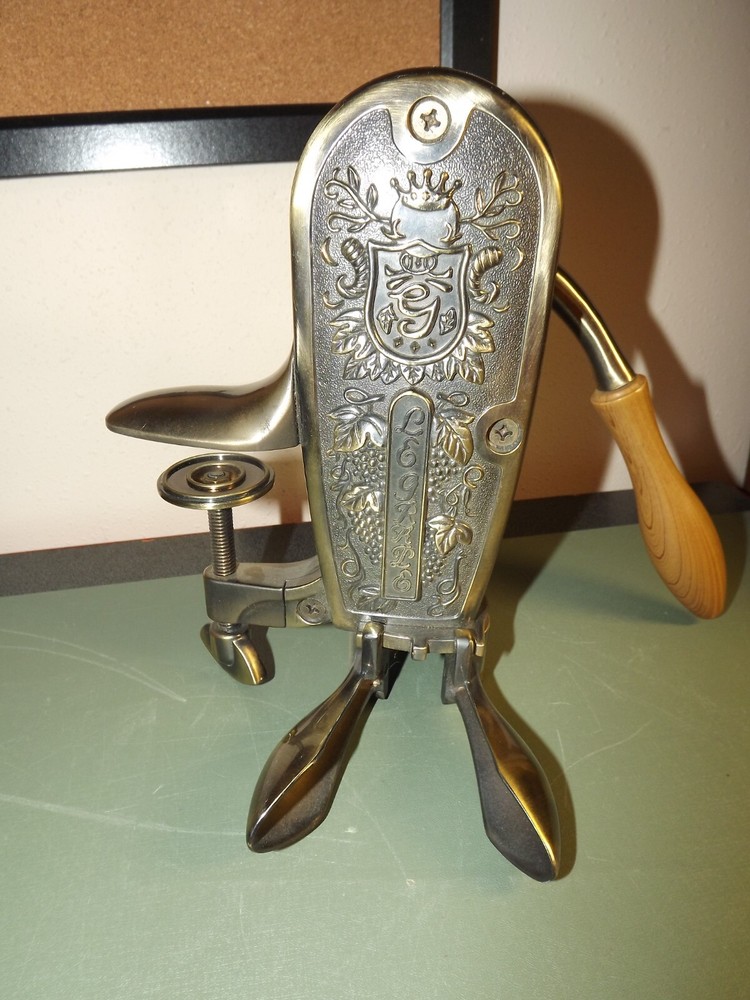 Vintage Legrape Table Mount Corkscrew Bottle Opener