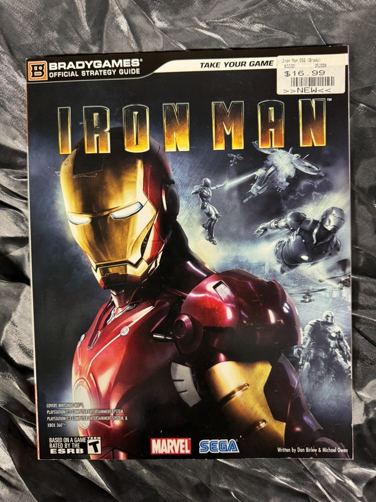 Ironman BradyGames Guide New
