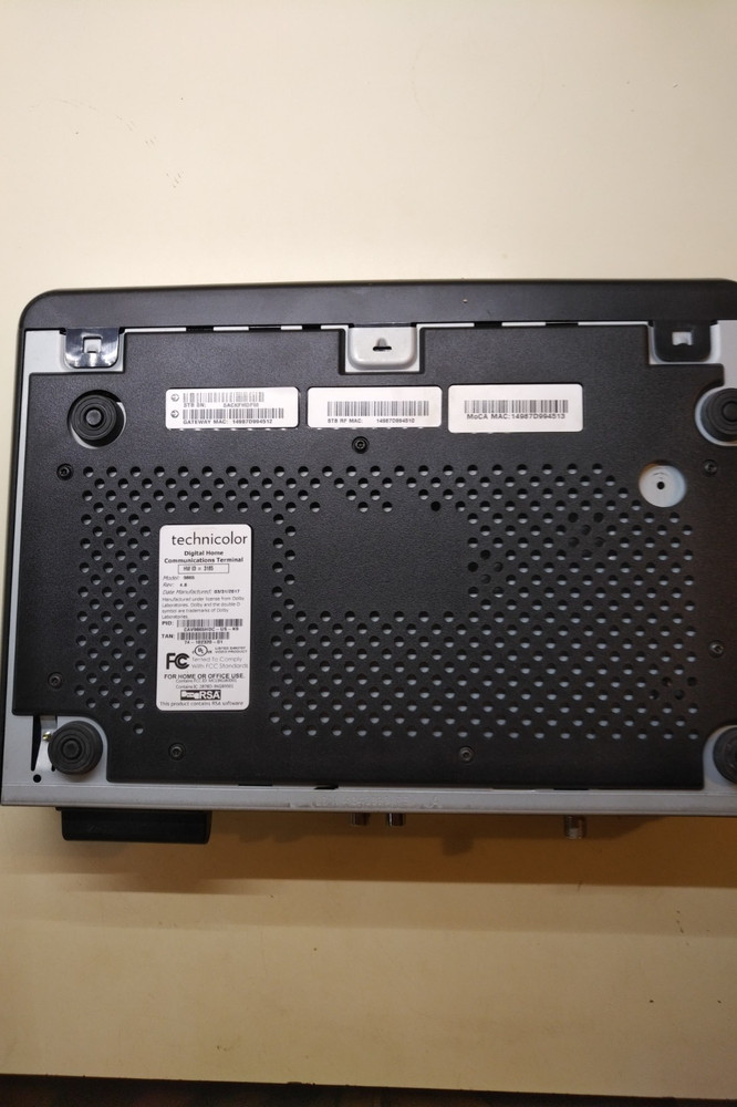 Technicolor (Cisco) 9865 HDC Digital Home Cable Receiver