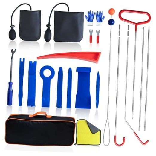 27pcs Automotive Tool Kit, Heavy Duty Multi-Function Repair Kit, Adjustable