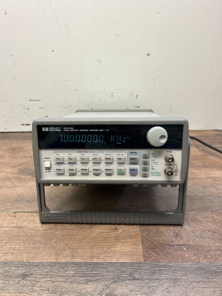 Hewlett Packard 33120A function generator
