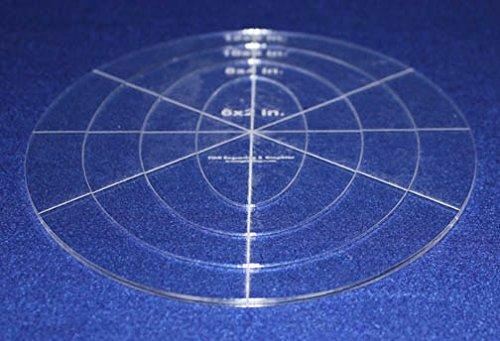 4 Piece Nested Oval Template Set 1/8" Acrylic