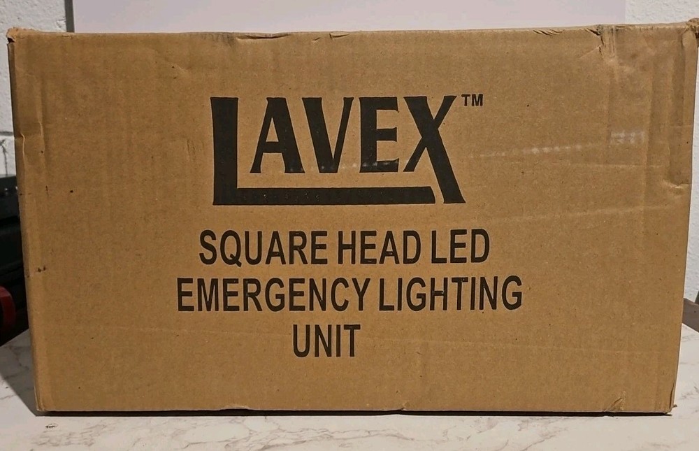 6 Pack LED Emergency Exit Light Adjustable 2 Head With Battery Back-up UL 924