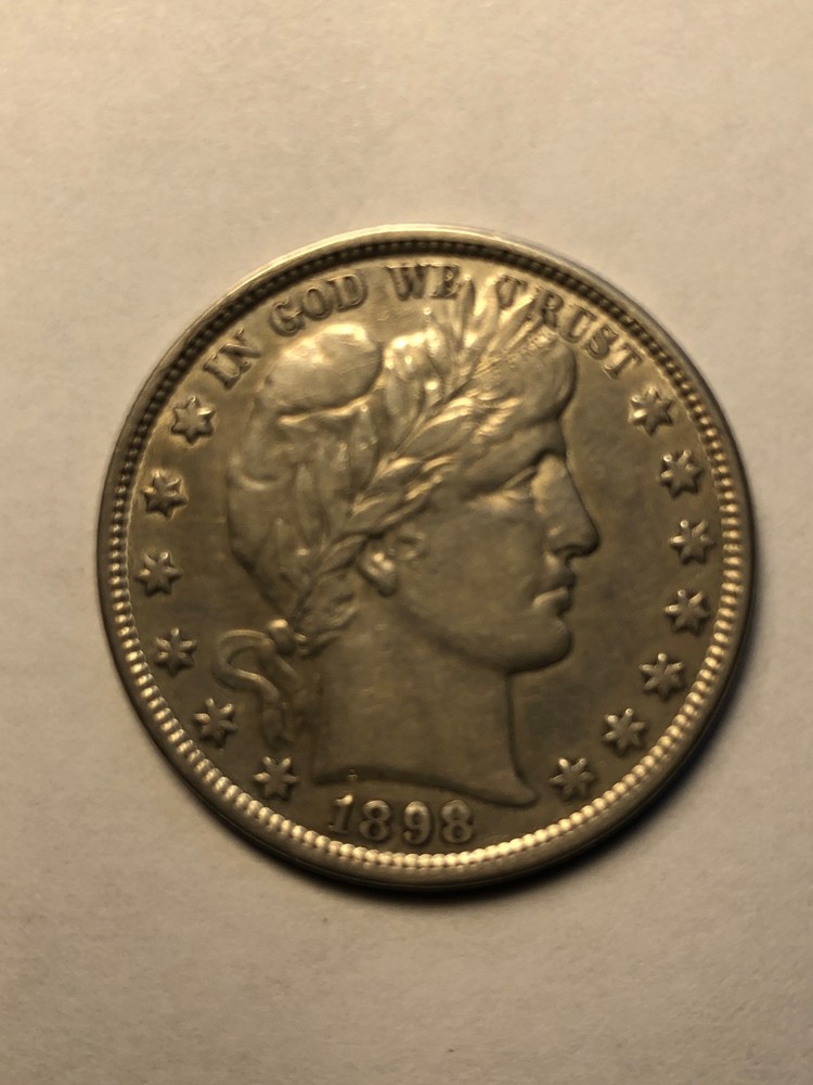 1898 Barber Half Dollar