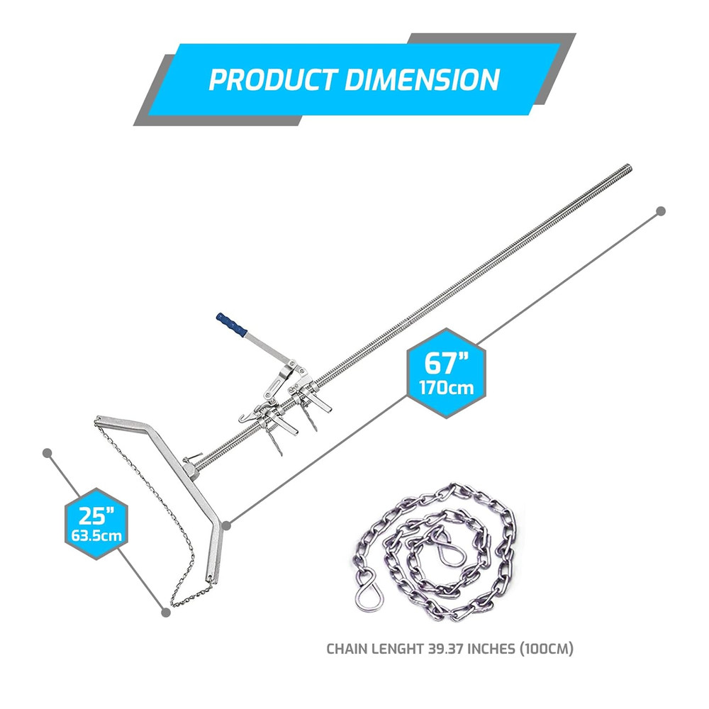 65" Calf Puller - Enhanced Calving Efficiency with Comfortable Grip Design, Prec