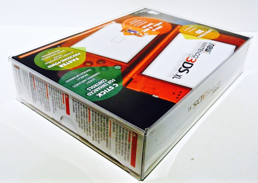1 Box Protector For The "NEW" NINTENDO 3DS XL Console Box. NTSC Display Case