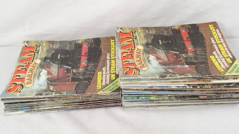 41 x Steam Railway Magazines. Issues 1-31 + Duplicates.