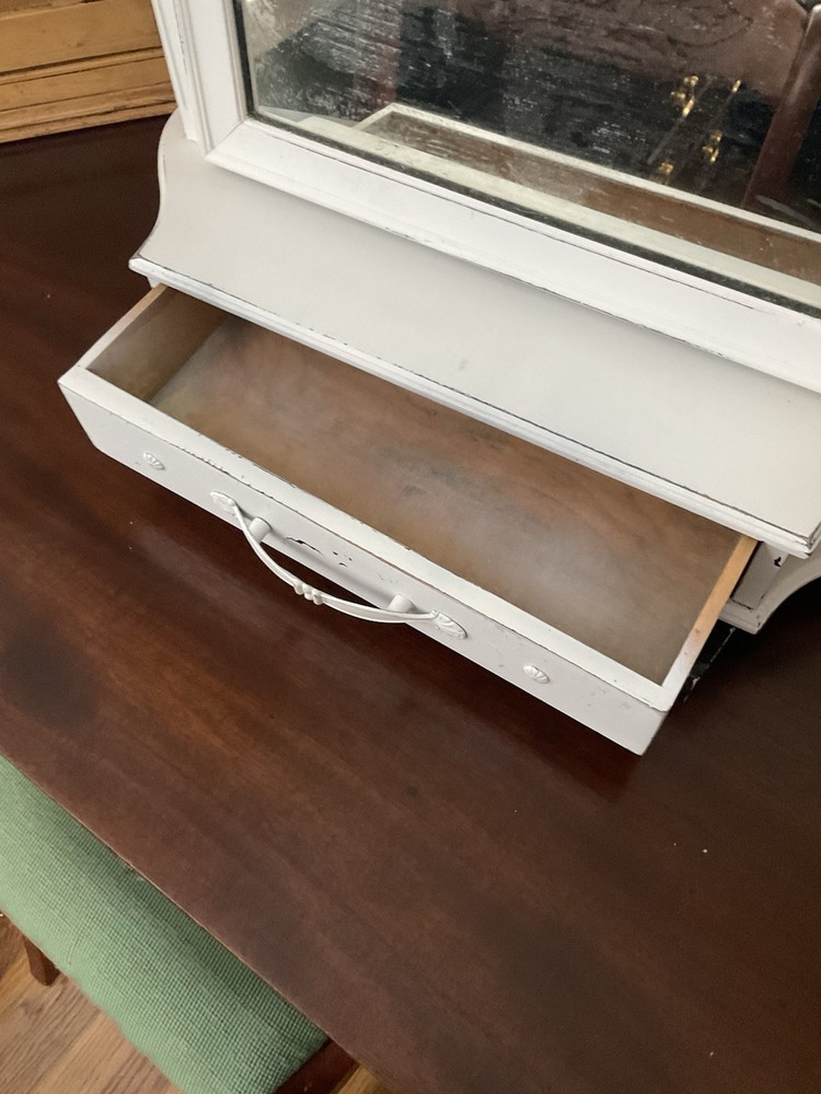 Shaving Mirror With Drawer
