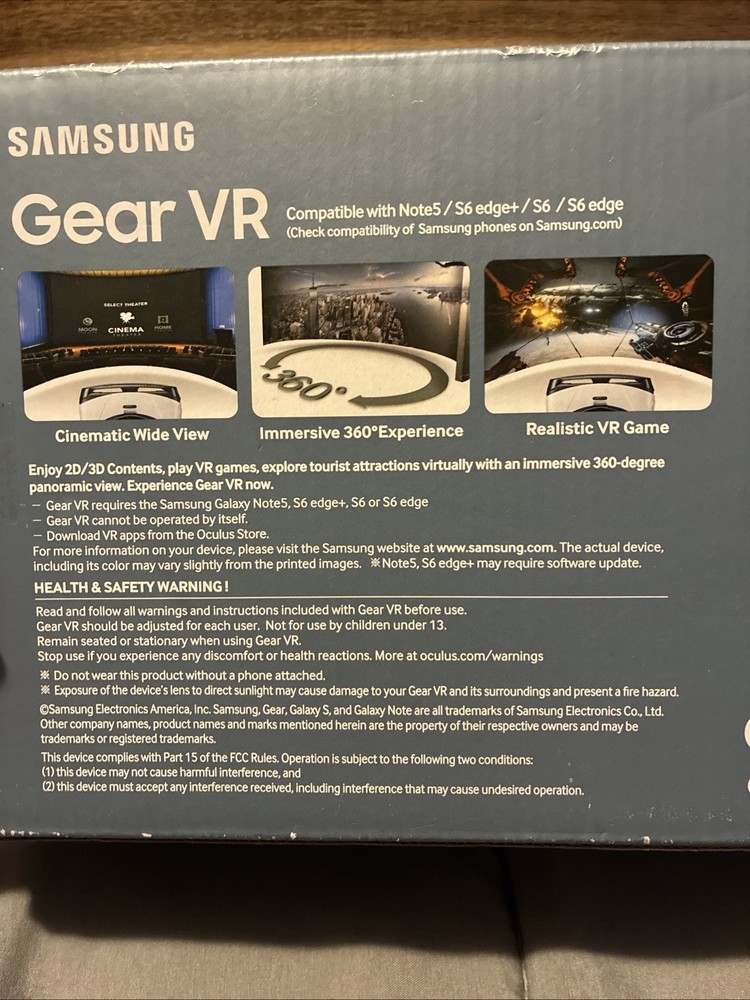 Samsung Gear VR Virtual Reality Headset Oculus