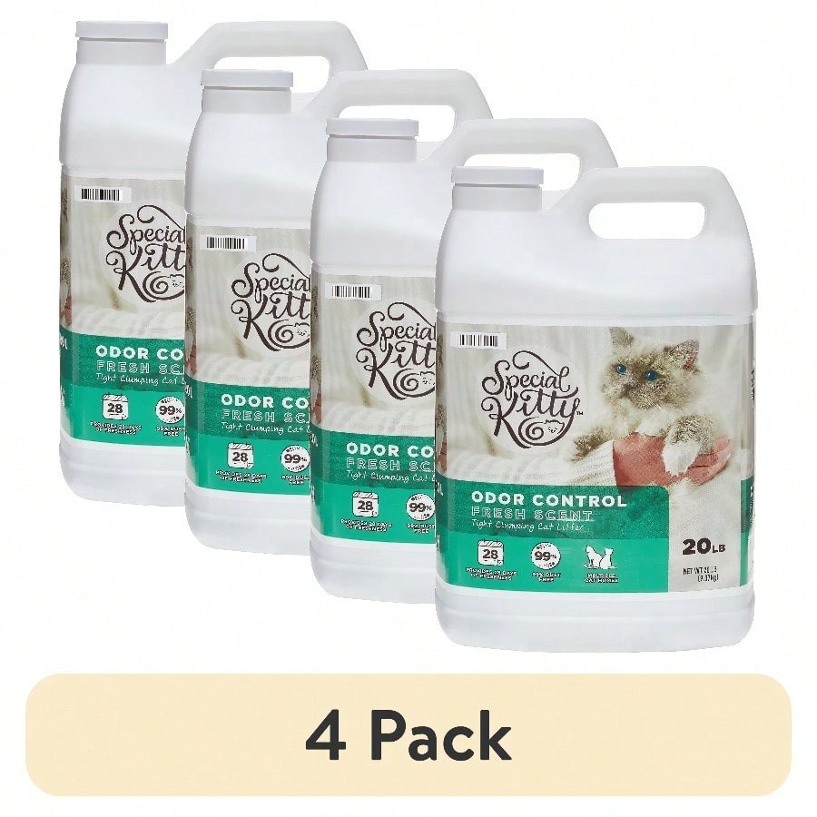 Clumping Clay Cat Litter, Fresh Scent, 20 Lbs Jug