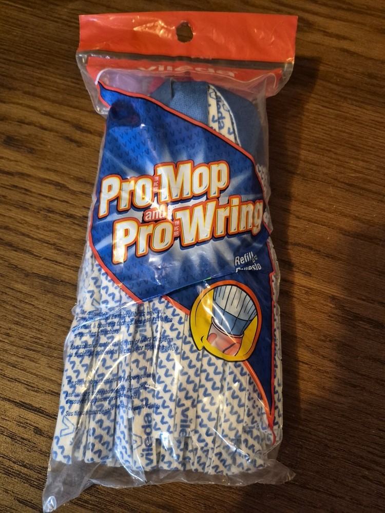 VTG 2002 Vileda Pro Mop and Pro Wring Refill Washable and Replaceable Mop Head