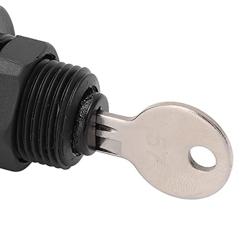 3 Position Ignition Key Switch with 2 Keys, High Efficiency Push to Choke for