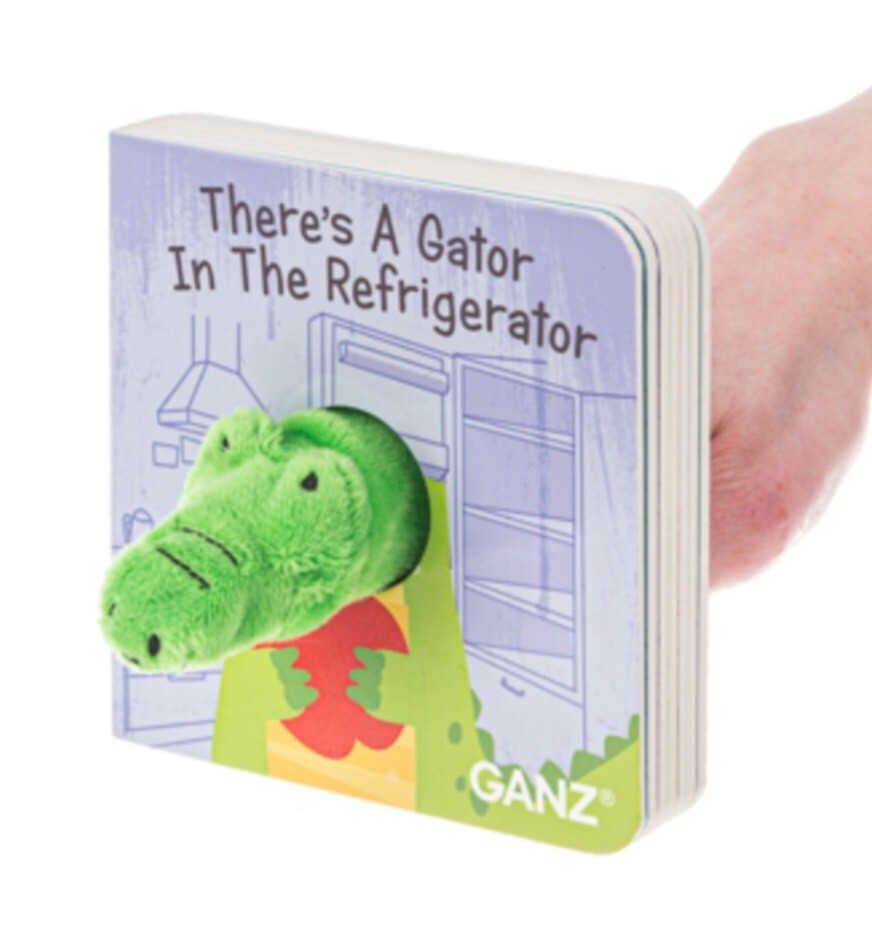 Ganz Alligator finger puppet book