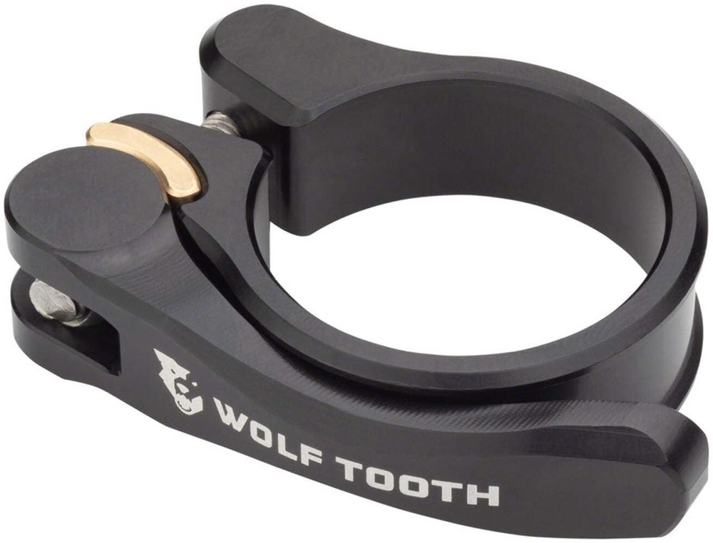 Quick Release Seatpost Clamp 31.8mm - Lightweight, Durable, Adjustable, Black