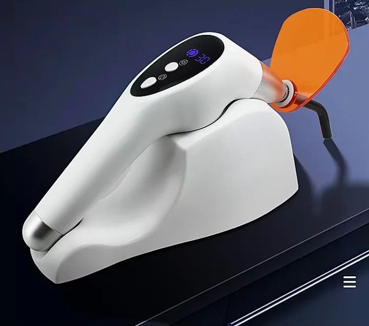 Dental Curing Lamp Wireless 5W High Power 1 Second Caries Detection 2000mw
